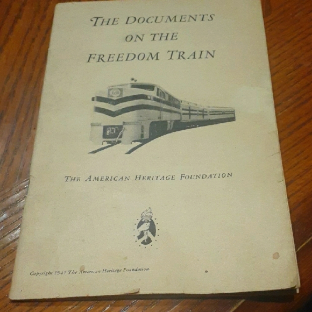 The Documents on the Freedom Train Booklet